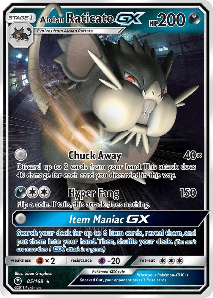 Image for Alolan Raticate GX (85/168) [SM - Celestial Storm]
