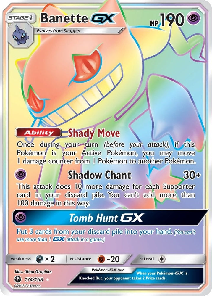 Image for Banette GX (Secret) (174/168) [SM - Celestial Storm]