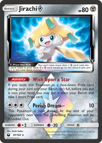 Image for Jirachi Prism Star (97/168) [SM - Celestial Storm]