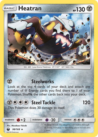 Image for Heatran (98/168) [SM - Celestial Storm]