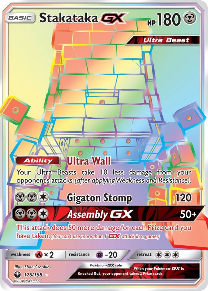 Image for Stakataka GX (Secret) (176/168) - Pokemon