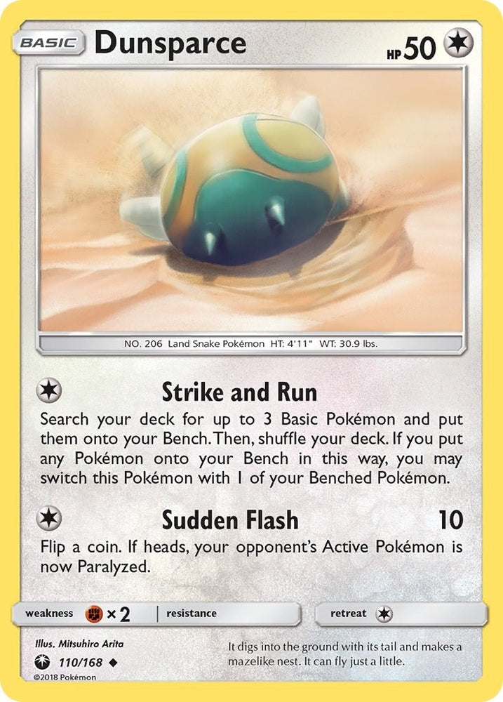Image for Dunsparce (110/168) [SM - Celestial Storm]