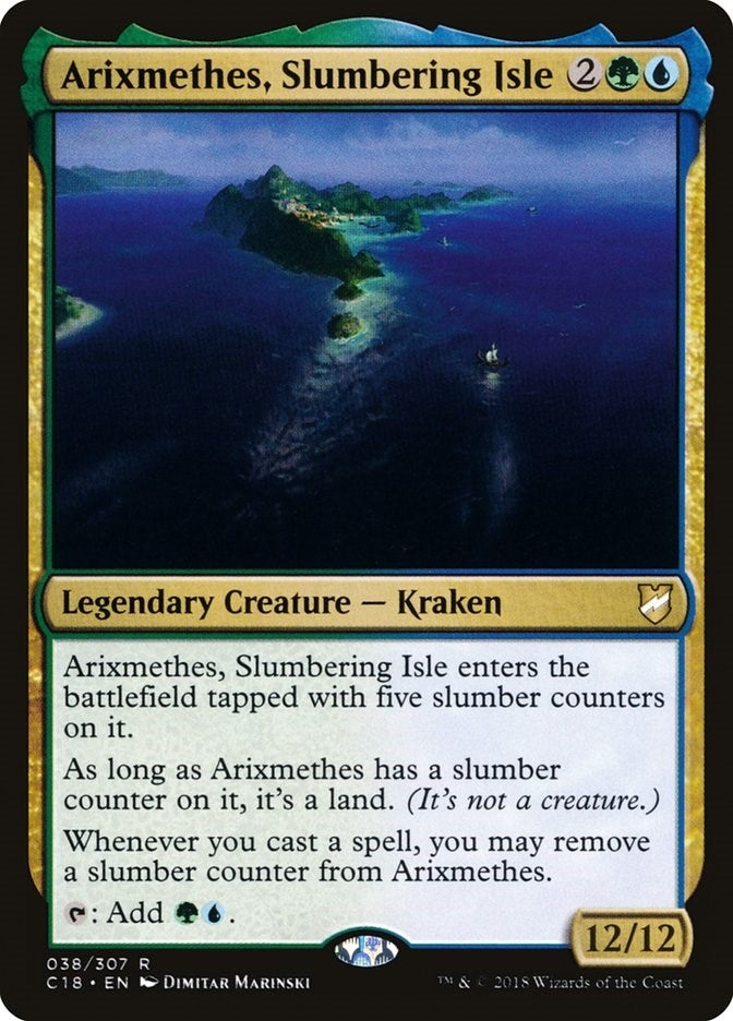 Image for Arixmethes, Slumbering Isle (38) [Commander 2018]