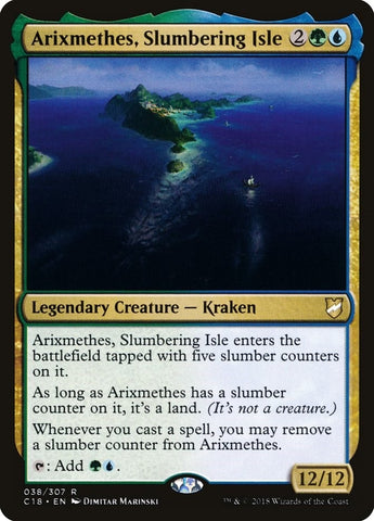 Image for Arixmethes, Slumbering Isle (38) [Commander 2018]