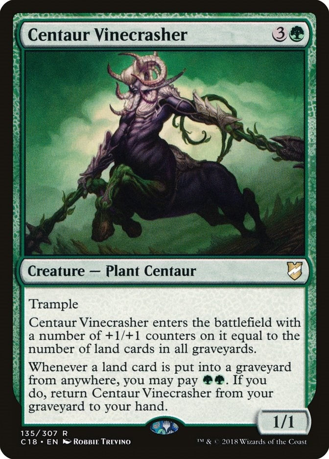 Image for Centaur Vinecrasher (135) [Commander 2018]