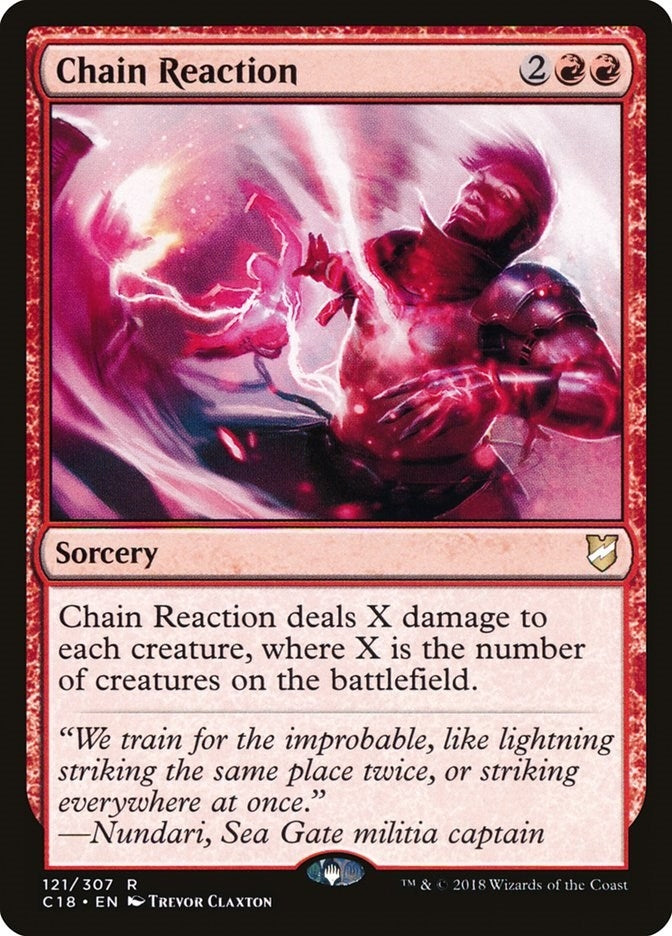 Image for Chain Reaction (121) [Commander 2018]