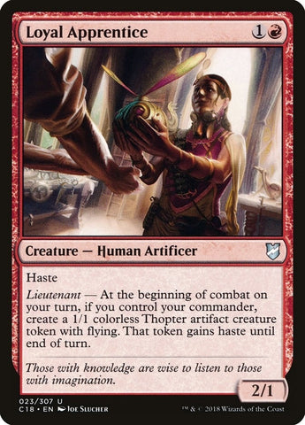 Image for Loyal Apprentice (23) [Commander 2018]