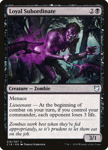 Image for Loyal Subordinate (16) [Commander 2018]