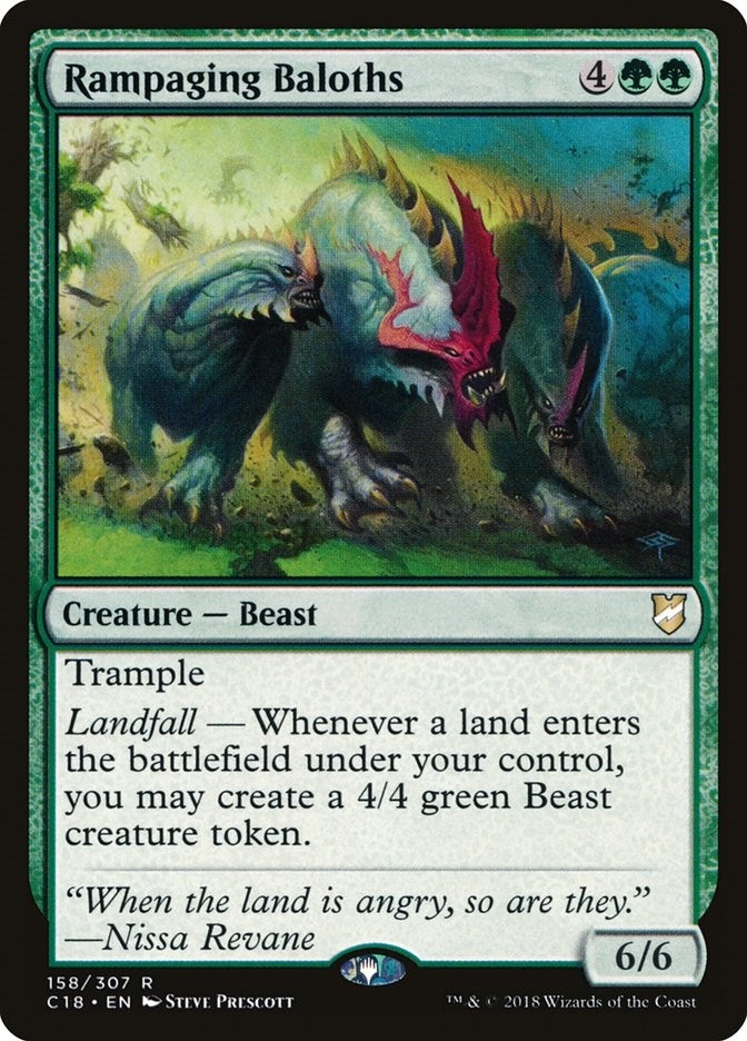 Image for Rampaging Baloths (158) [Commander 2018]