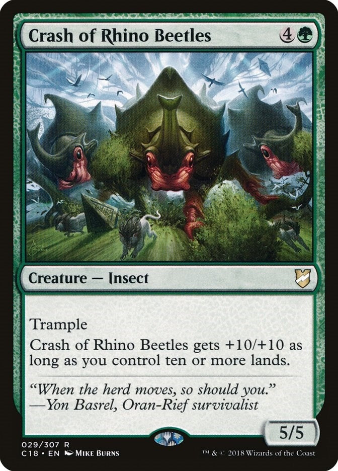 Image for Crash of Rhino Beetles (29) [Commander 2018]