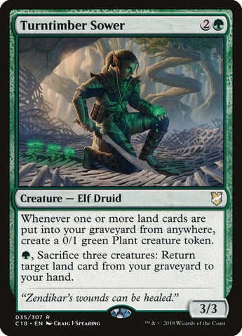 Image for Turntimber Sower (35) [Commander 2018]
