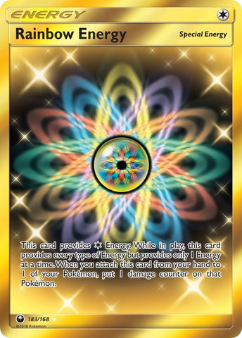 Image for Rainbow Energy (Secret) (183/168) - Pokemon