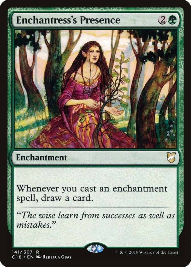 Image for Enchantress's Presence (141) [Commander 2018]