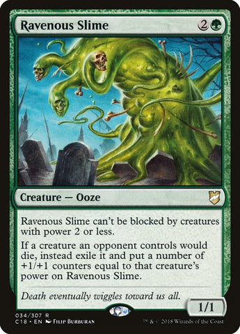 Image for Ravenous Slime (34) [Commander 2018]
