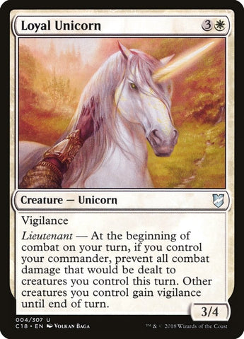 Image for Loyal Unicorn (4) [Commander 2018]