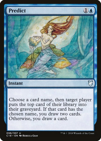 Image for Predict (98) [Commander 2018]