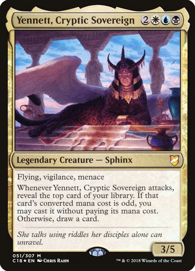 Image for Yennett, Cryptic Sovereign (51) [Commander 2018]