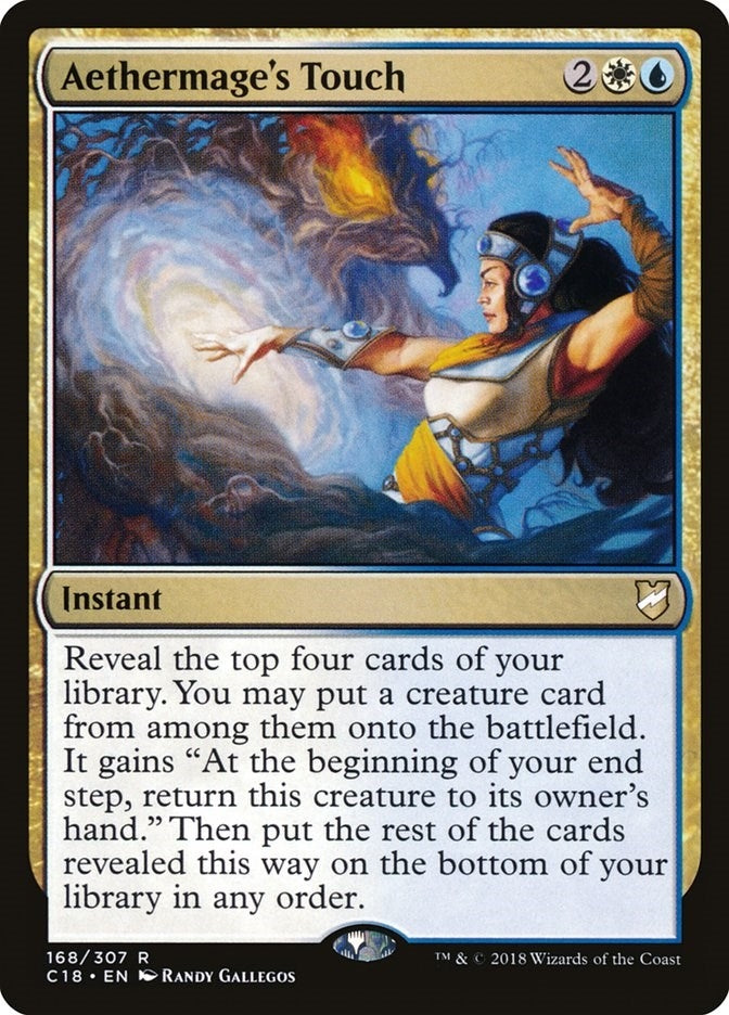 Image for Aethermage's Touch (168) [Commander 2018]