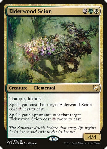 Image for Elderwood Scion (177) [Commander 2018]