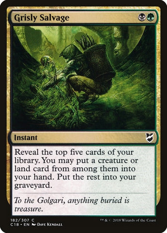 Image for Grisly Salvage (182) [Commander 2018]