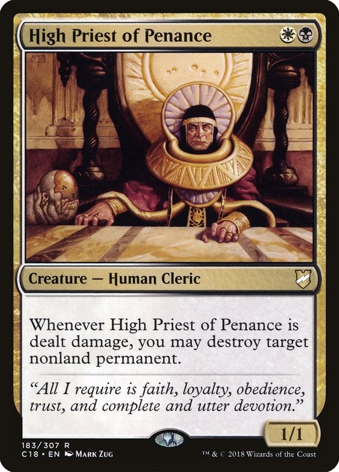 Image for High Priest of Penance (183) [Commander 2018]