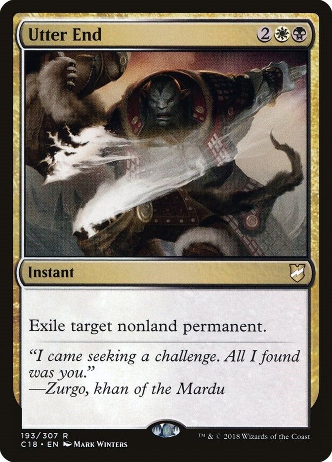 Image for Utter End (193) [Commander 2018]