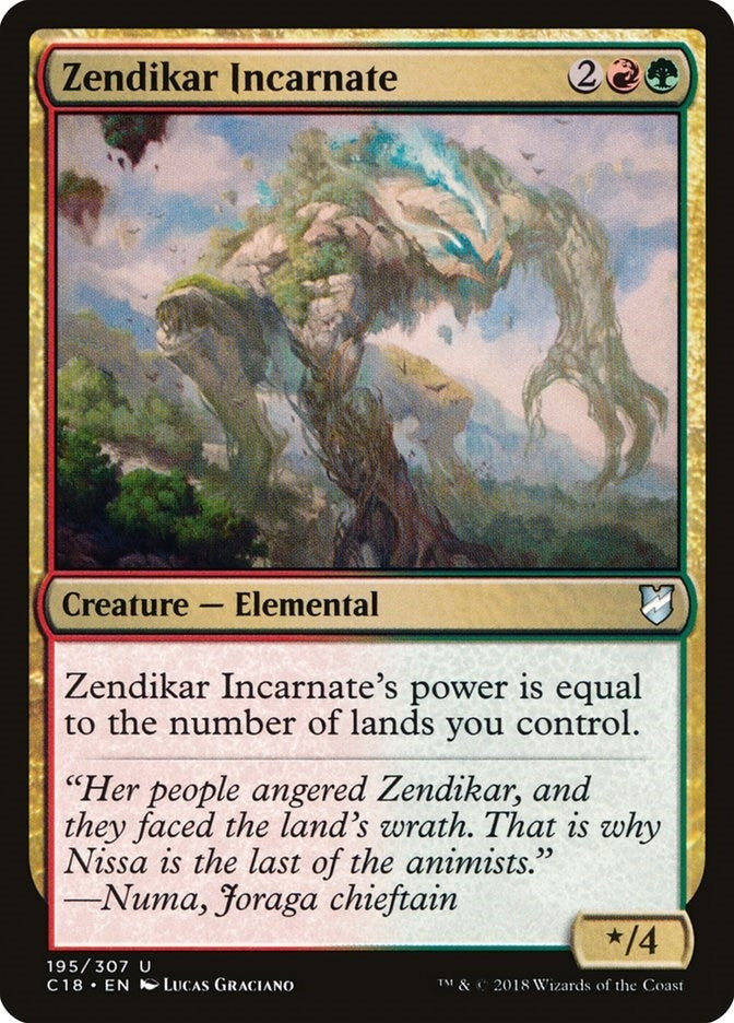 Image for Zendikar Incarnate (195) [Commander 2018]