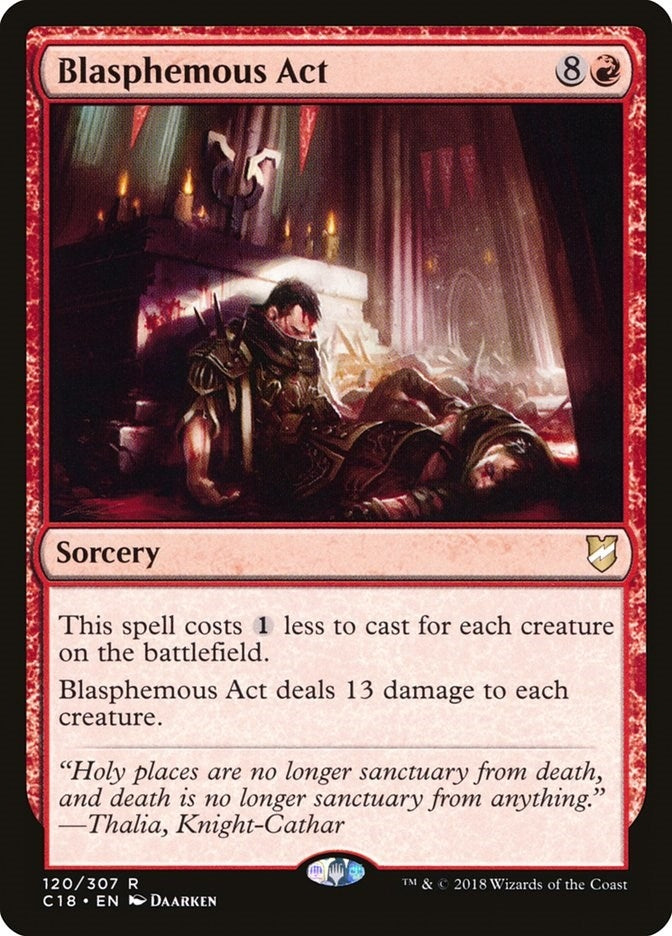 Image for Blasphemous Act (120) [Commander 2018]