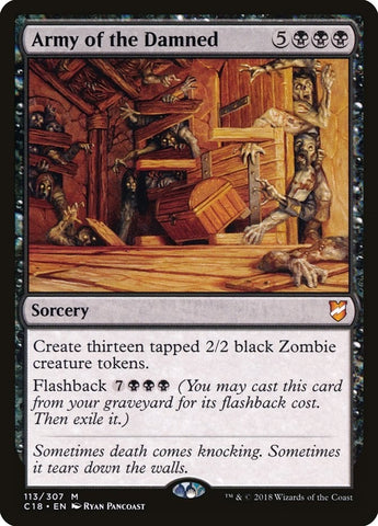 Image for Army of the Damned (113) [Commander 2018]