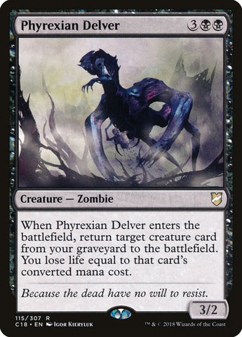 Image for Phyrexian Delver (115) [Commander 2018]