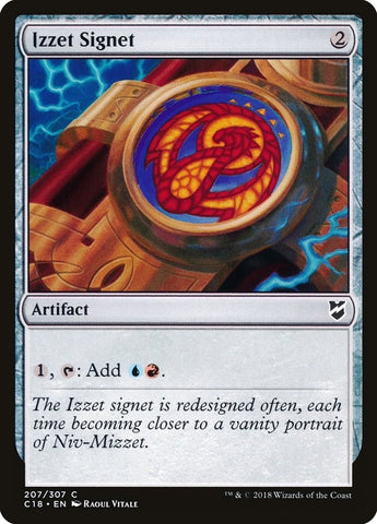 Image for Izzet Signet (207) [Commander 2018]