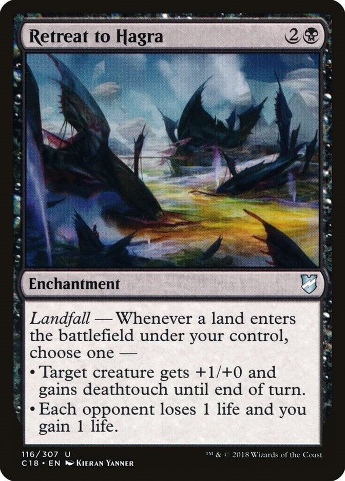 Image for Retreat to Hagra (116) [Commander 2018]
