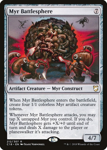 Image for Myr Battlesphere (212) [Commander 2018]