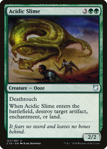Image for Acidic Slime (127) [Commander 2018]