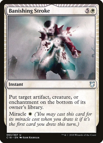 Image for Banishing Stroke (63) [Commander 2018]