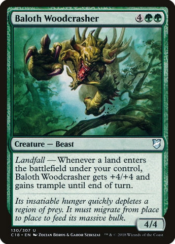 Image for Baloth Woodcrasher (130) [Commander 2018]