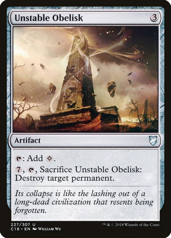 Image for Unstable Obelisk (227) [Commander 2018]