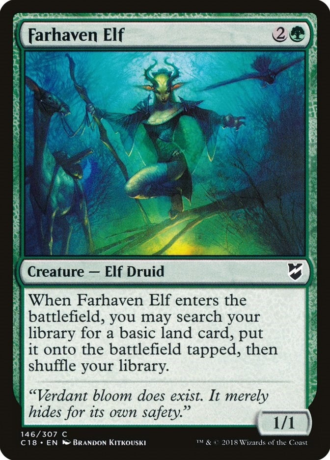 Image for Farhaven Elf (146) [Commander 2018]