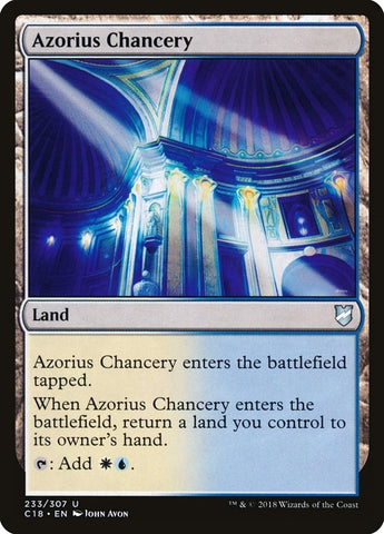 Image for Azorius Chancery (233) [Commander 2018]