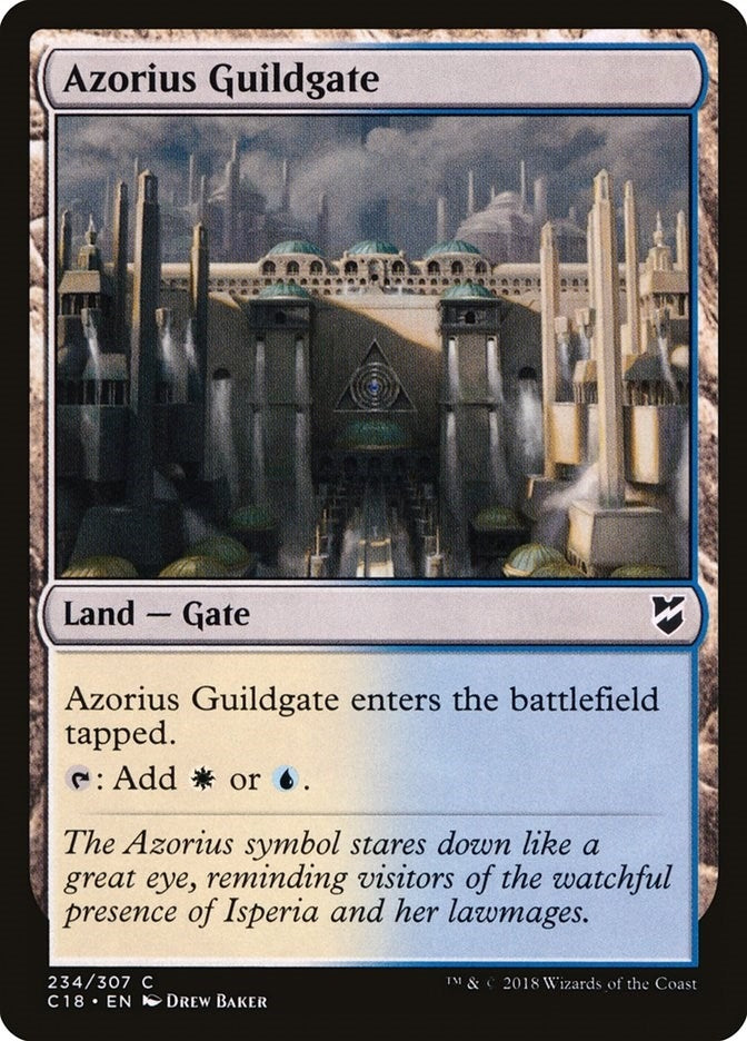 Image for Azorius Guildgate (234) [Commander 2018]