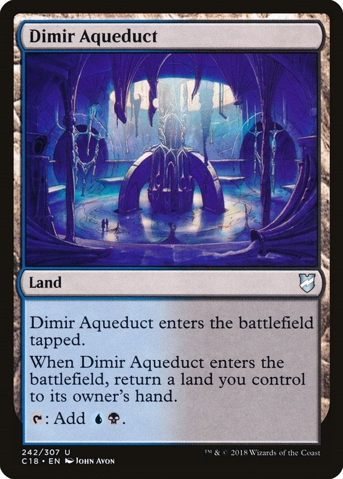 Image for Dimir Aqueduct (242) [Commander 2018]