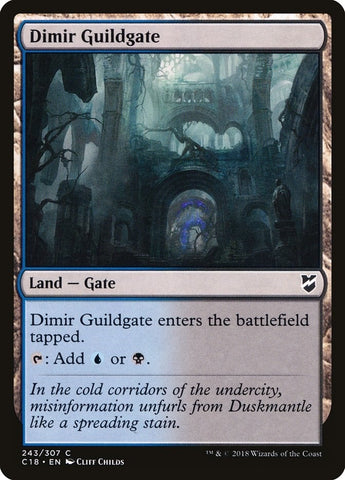 Image for Dimir Guildgate (243) [Commander 2018]