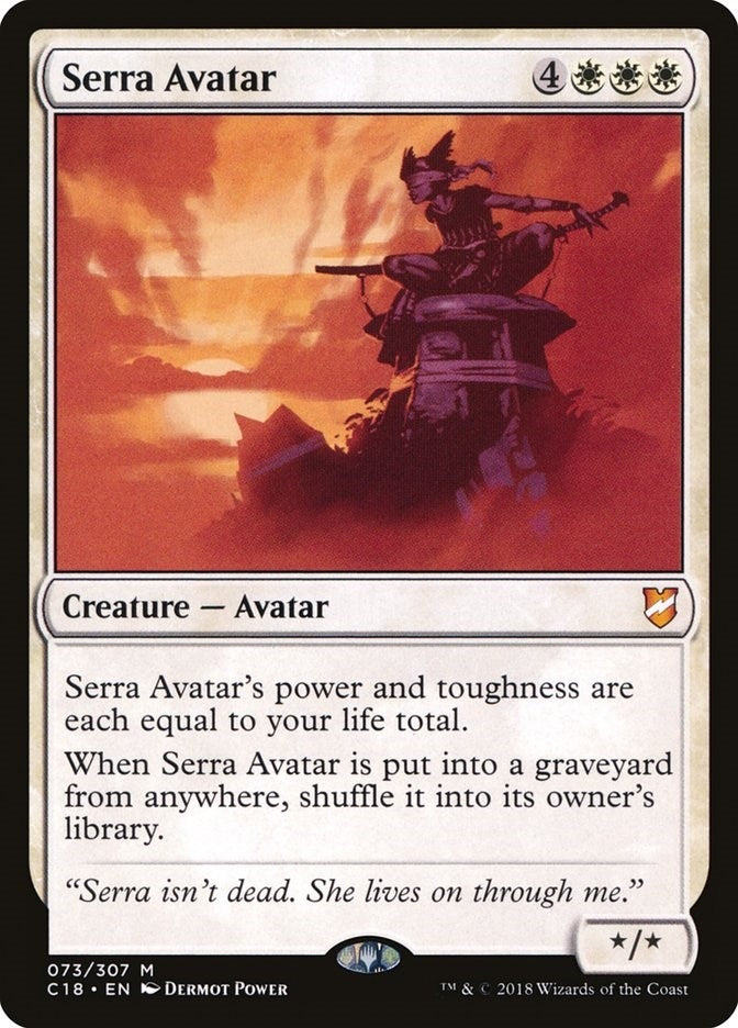 Image for Serra Avatar (73) [Commander 2018]