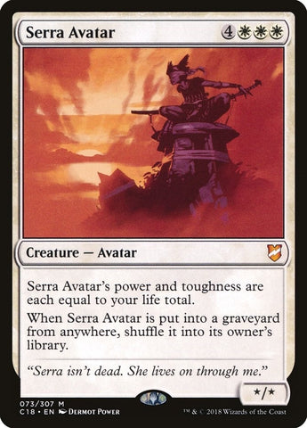 Image for Serra Avatar (73) [Commander 2018]