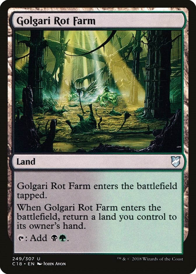 Image for Golgari Rot Farm (249) [Commander 2018]