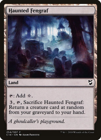 Image for Haunted Fengraf (254) [Commander 2018]