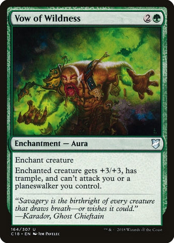 Image for Vow of Wildness (164) [Commander 2018]