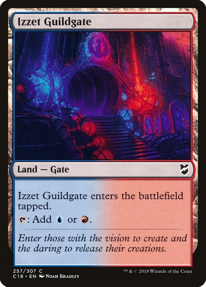 Image for Izzet Guildgate (257) [Commander 2018]