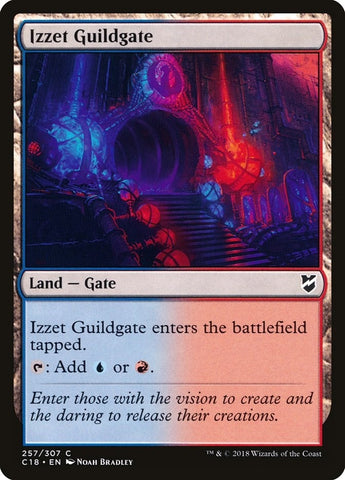 Image for Izzet Guildgate (257) [Commander 2018]