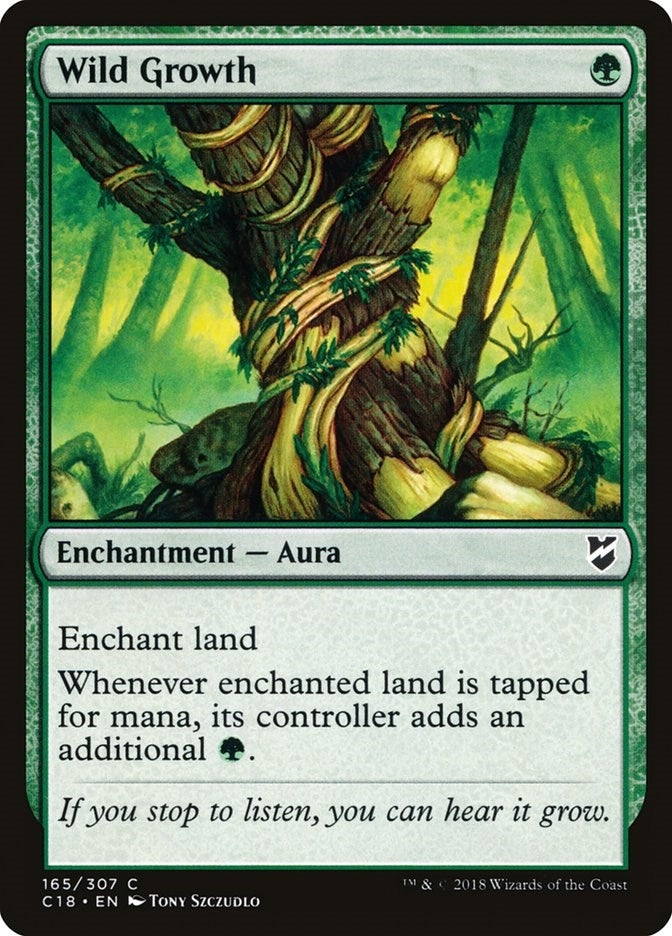 Image for Wild Growth (165) [Commander 2018]
